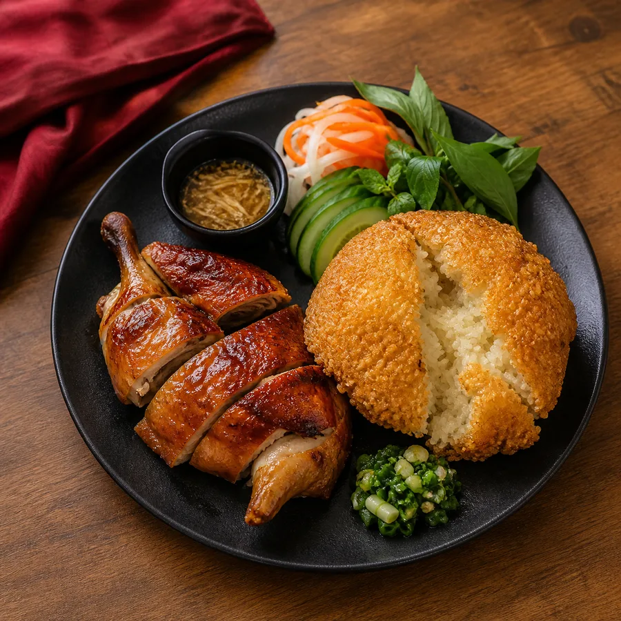 Xôi gà Quán Hỷ